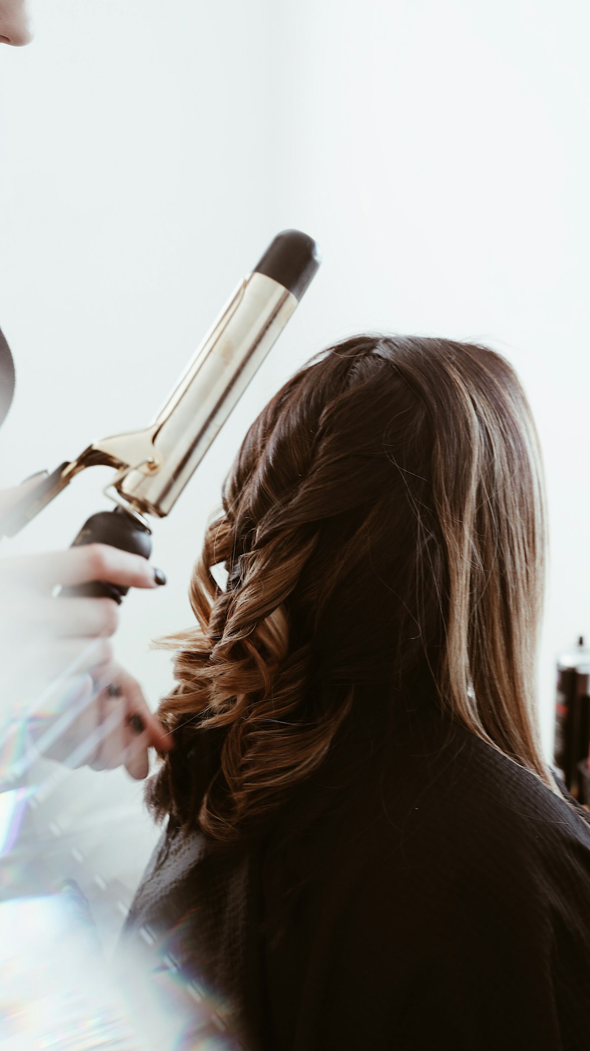 Na meesterlijke balayage transformatie met glans
