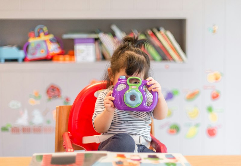 Geduldig geknipt kinderkapsel